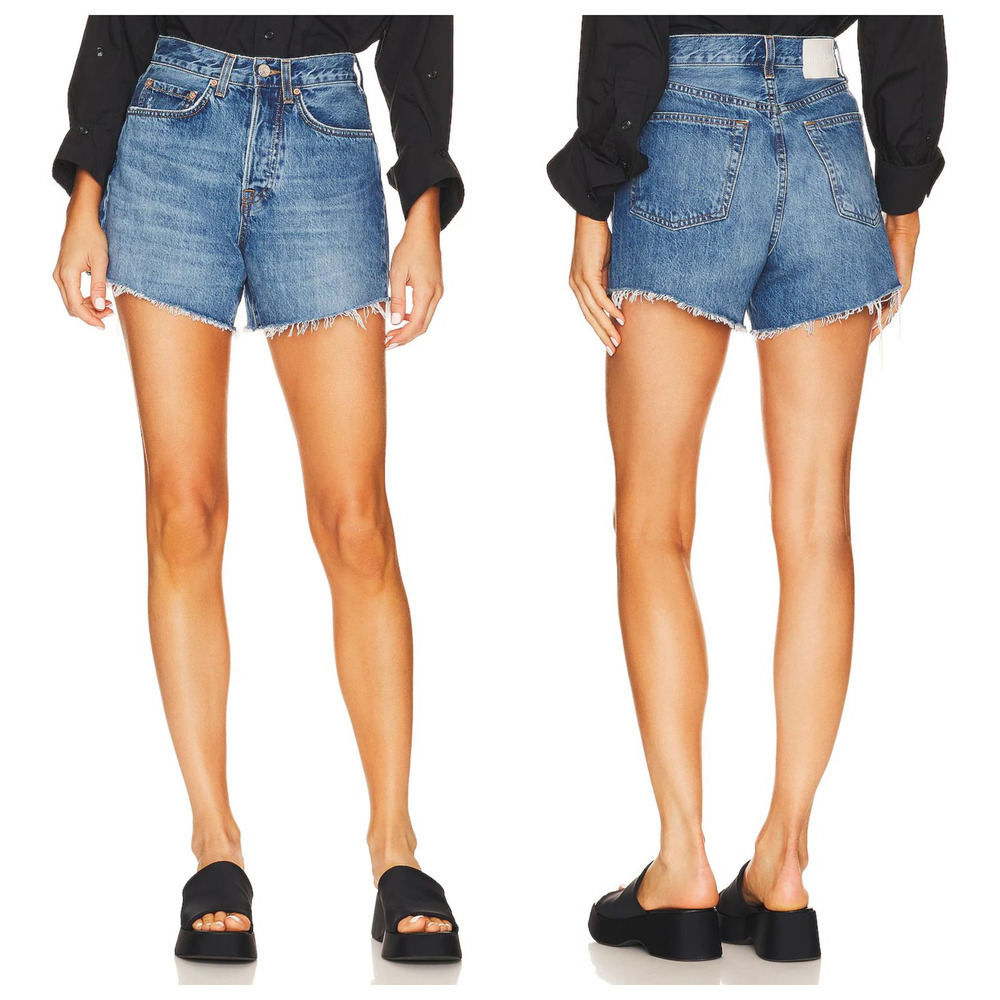 GRLFRND Celina High Rise Relaxed Fit Short in Cross Creek
